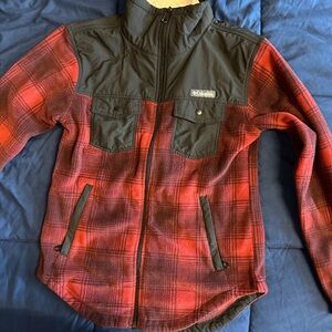 Columbia XS Plaid Flannel L/S Jacket